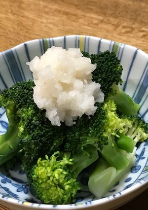 ブロッコリー茹でて♡大根おろしすし酢かけ-レシピのメイン写真