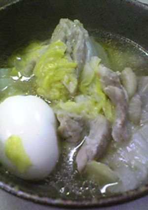 鶏白菜あっさり煮 With にんにくみそ-レシピのメイン写真