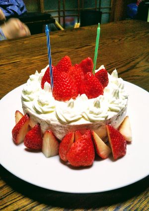 材料2つ❤卵なしふわふわスポンジ-レシピのメイン写真