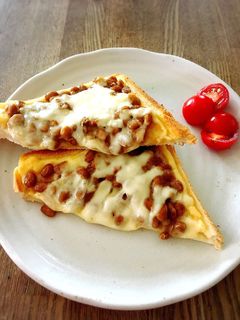 納豆チーズトースト☆-レシピのメイン写真