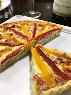 蓮根とパプリカのクリームチーズキッシュ-レシピのメイン写真
