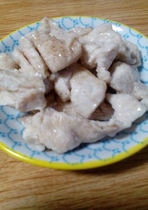 鳥むね肉を茹でるだけ-レシピのメイン写真