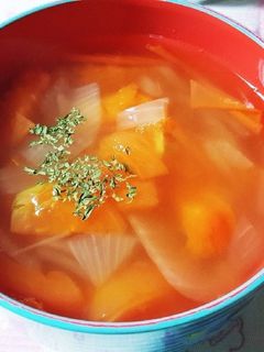 トマトと玉ねぎのスープ-レシピのメイン写真