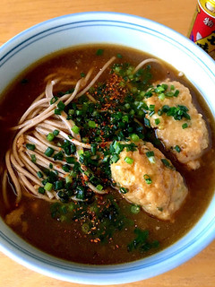 カレーつくね蕎麦♪-レシピのメイン写真