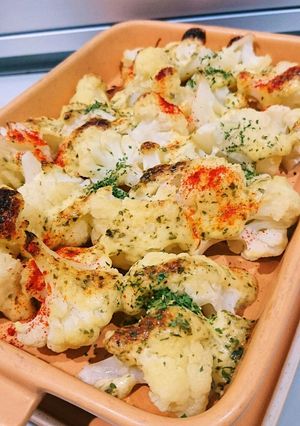 カリフラワーのガーリックマヨ焼き-レシピのメイン写真