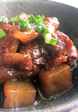 簡単なのに絶品 とろとろ牛すじ煮込み-レシピのメイン写真