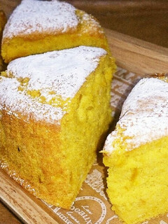 たっぷりかぼちゃと米粉のケーキ♡-レシピのメイン写真