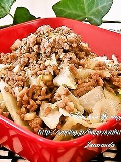 合いびき肉とキャベツ☆焼肉のたれ炒め-レシピのメイン写真