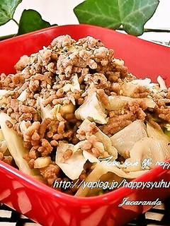 合いびき肉とキャベツ☆焼肉のたれ炒め-レシピのメイン写真