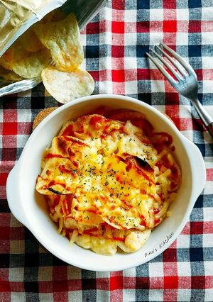 ピザ風☆ポテトチップスのチーズ焼き☆-レシピのメイン写真