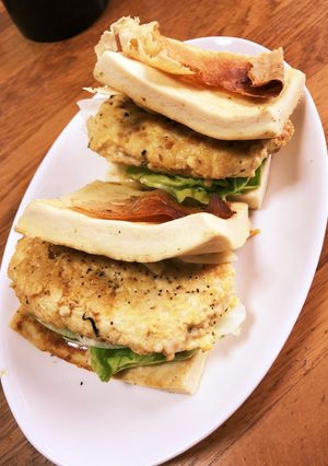 糖質制限ハンバーガー-レシピのメイン写真