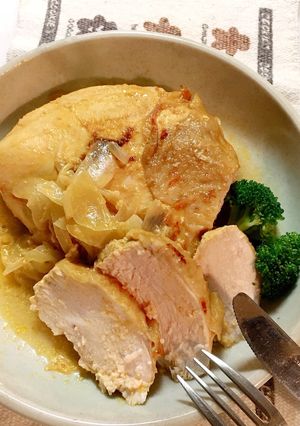 鶏胸肉で❤ケチャ=カレー=マヨ蒸し焼き❤-レシピのメイン写真