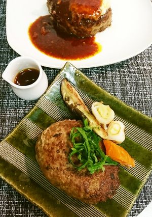 おとなの欲張りハンバーグ❤️-レシピのメイン写真