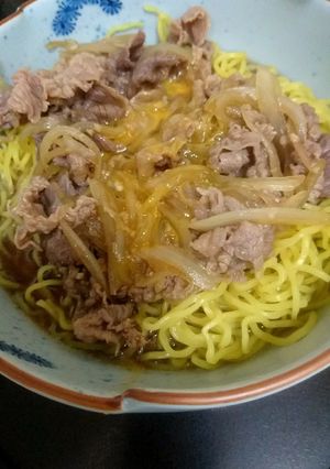牛丼麺(つゆだく)-レシピのメイン写真