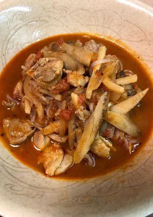 スパイシー♪具沢山 鶏のトマト煮込み-レシピのメイン写真
