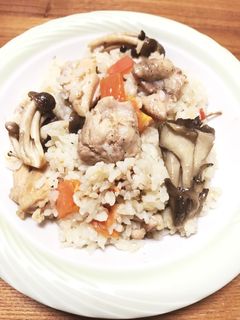 ☆鶏モモときのこの本格ピラフ☆-レシピのメイン写真