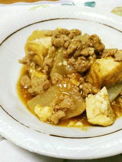 挽肉入り☆大根と厚揚げのカレー煮-レシピのメイン写真