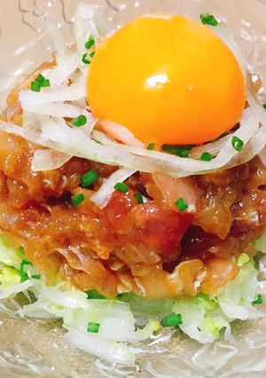 辛くない!鰤の和風ユッケ-レシピのメイン写真