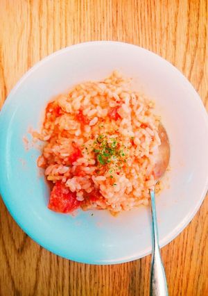 簡単！炊いたご飯でトマトリゾット-レシピのメイン写真