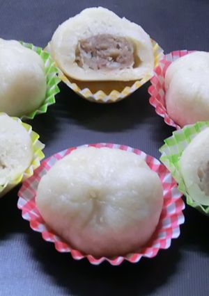 もっちり一口肉まん-レシピのメイン写真
