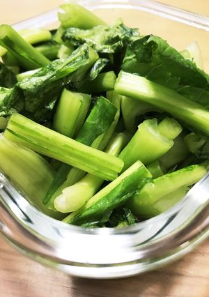 信州の味！家にある調味料で野沢菜漬物-レシピのメイン写真