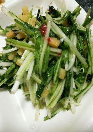 簡単❗お茶漬けの素で水菜のおひたし-レシピのメイン写真