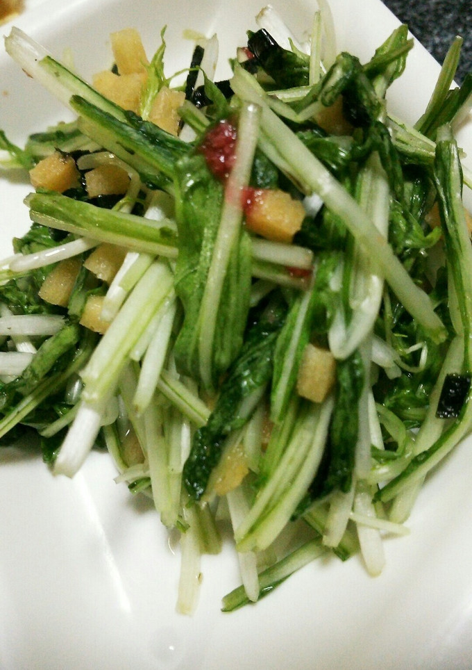 簡単❗お茶漬けの素で水菜のおひたし-レシピのメイン写真