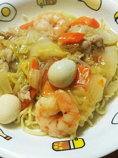 白菜たっぷりあんかけ焼きそば-レシピのメイン写真