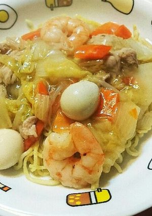白菜たっぷりあんかけ焼きそば-レシピのメイン写真