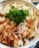 塩サバフィーレで炊き込みご飯♪