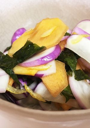 柿とカブとゆずのお漬物-レシピのメイン写真