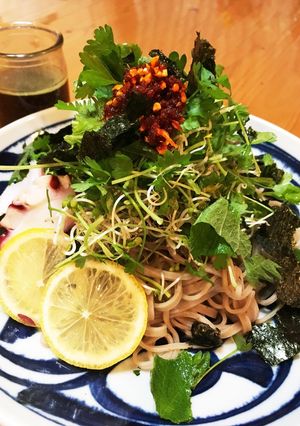 食べるラー油で蕎麦サラダ-レシピのメイン写真