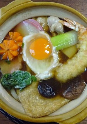 さむーい冬に、鍋焼きうどん-レシピのメイン写真
