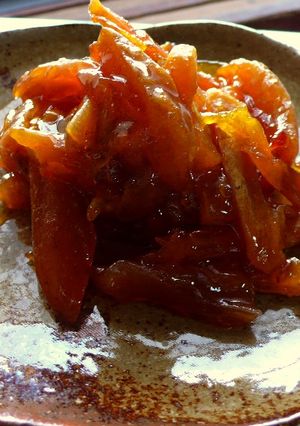 柚子が香る★☆干し柿のはちみつ煮-レシピのメイン写真