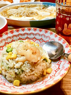 フライパン使用!少ない材料でエビピラフ☆-レシピのメイン写真