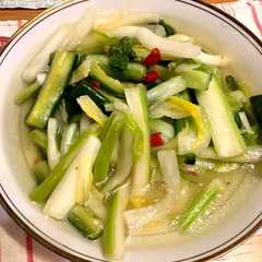 白菜セロリきゅうりの中華風酢の物-レシピのメイン写真