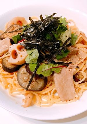 野菜たっぷり和風パスタ♡-レシピのメイン写真