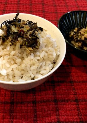 高菜と椎茸のピリ辛炒め-レシピのメイン写真