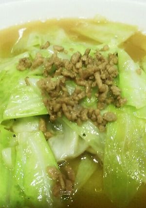 キャベツラーメン豚骨醤油味　袋麺で簡単♪-レシピのメイン写真