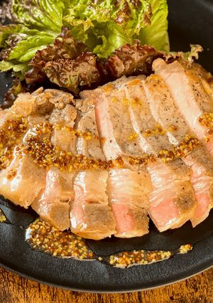 61℃ 豚ロースステーキ-レシピのメイン写真