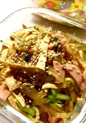 くずきりで中華風サラダ-レシピのメイン写真