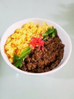 懐かしい母のそぼろ丼-レシピのメイン写真
