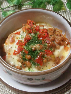 簡単☆豆腐と納豆のチーズ焼き♪-レシピのメイン写真