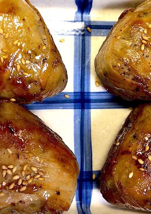 簡単美味しい２つ味を楽しめる肉おにぎり-レシピのメイン写真