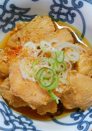 簡単❀鶏むね肉の漬け焼き❀りんご酢で♬-レシピのメイン写真