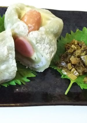 ご飯饅頭　ウインナー巻き-レシピのメイン写真