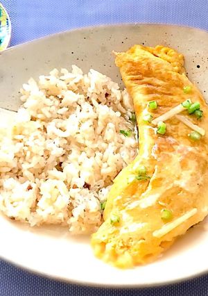 鯛めしアレンジ☆餡かけ和風オムレツ-レシピのメイン写真