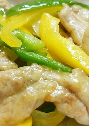 鶏せせりの青椒肉絲-レシピのメイン写真
