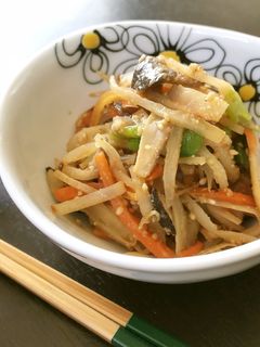 大根の皮で副菜♫きんぴら炒め-レシピのメイン写真