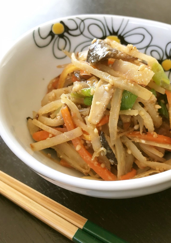 大根の皮で副菜♫きんぴら炒め-レシピのメイン写真